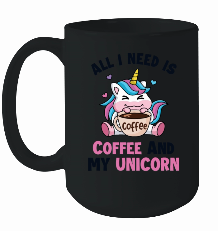 Coffee and my Unicorn Barista Queen Latte Art Ceramic Mug