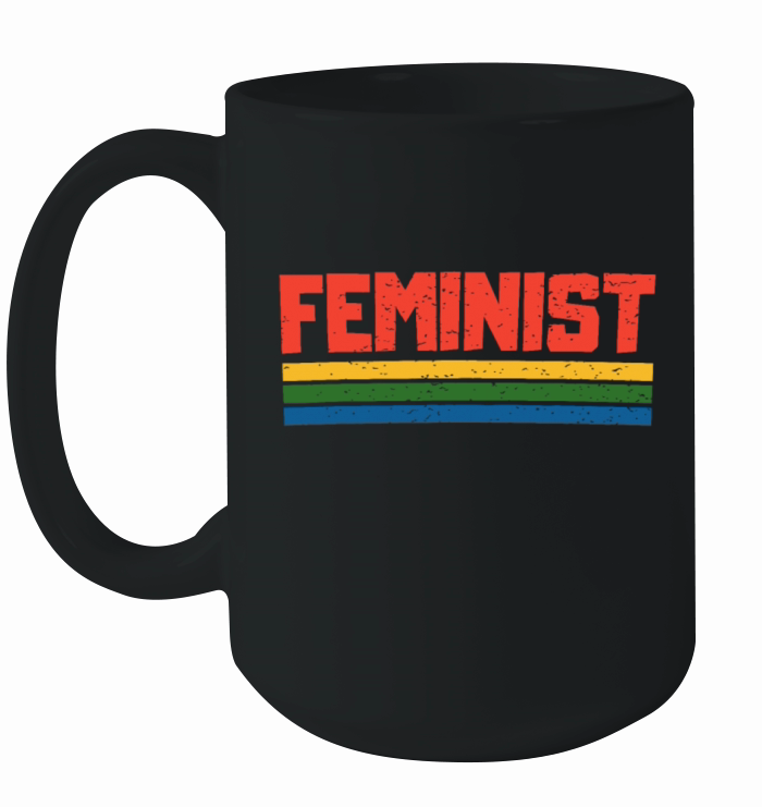 Retro vintage feminist 70s feminismgender equality Ceramic Mug