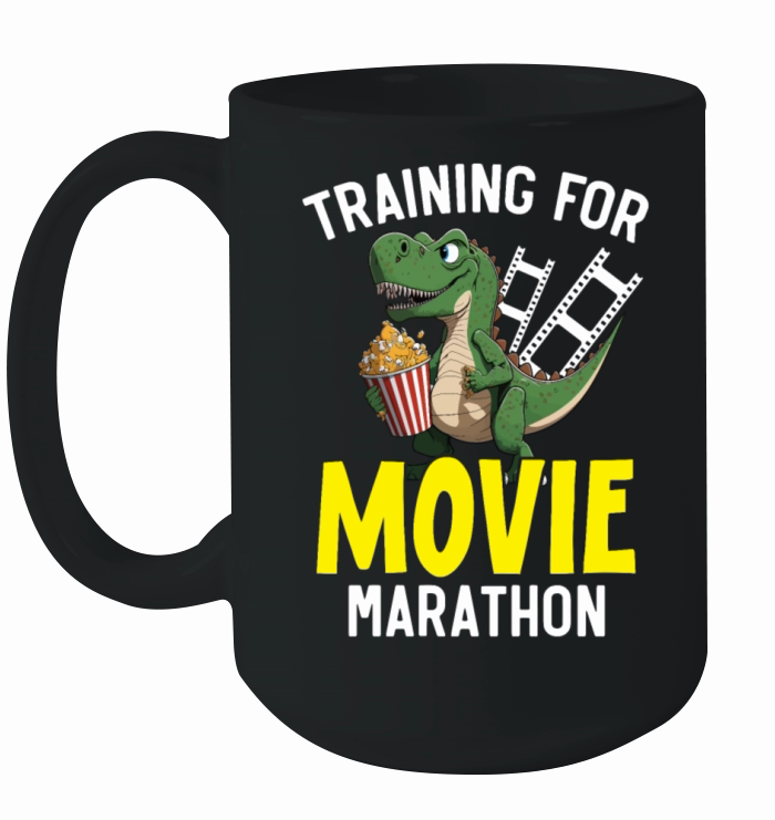 Training For Movie Marathon Movie Lover Cinema Ceramic Mug