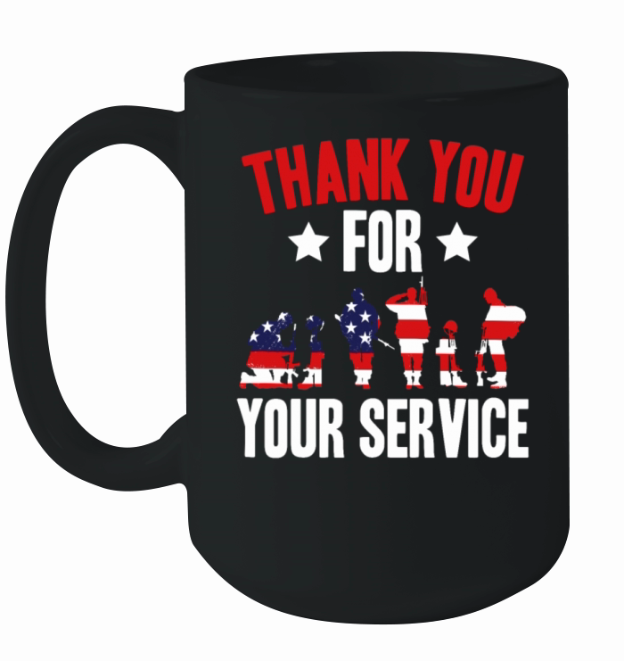 Veterans Day Thank You For Your Service Ceramic Mug