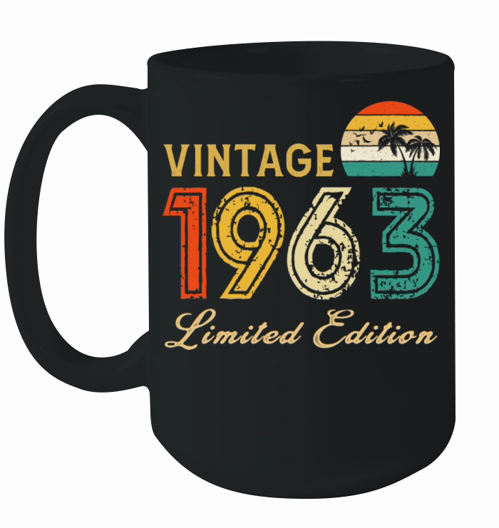 Vintage 1963 Limited Edition Made In 1963 Birthday Ceramic Mug