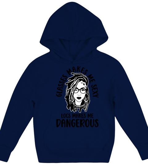Its the Locs For Me - Afro Hair Black American Kids Hoodie