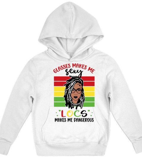 Its the Locs For Me - Afro Hair Black American Kids Hoodie