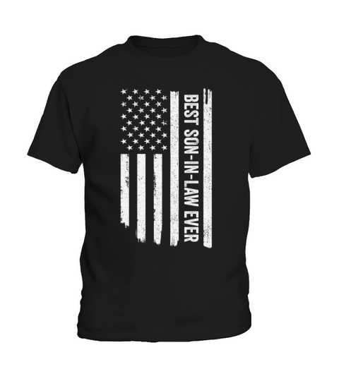 Best Son-In-Law Ever US American Vintage Flag Pun Kids T-Shirt
