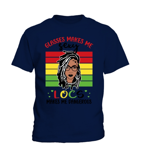 Its the Locs For Me - Afro Hair Black American Kids T-Shirt