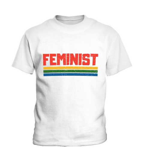 Retro vintage feminist 70s feminismgender equality Kids T-Shirt