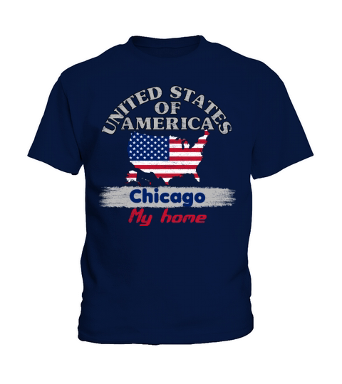 United States of America - Chicago my home - USA Kids T-Shirt