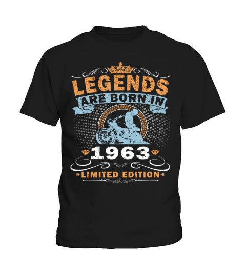 Vintage motorcycle 1963 60th anniversary Kids T-Shirt