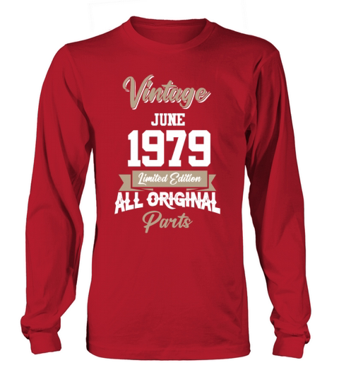 June 1966 Vintage Birthday Present Long sleeved Unisex