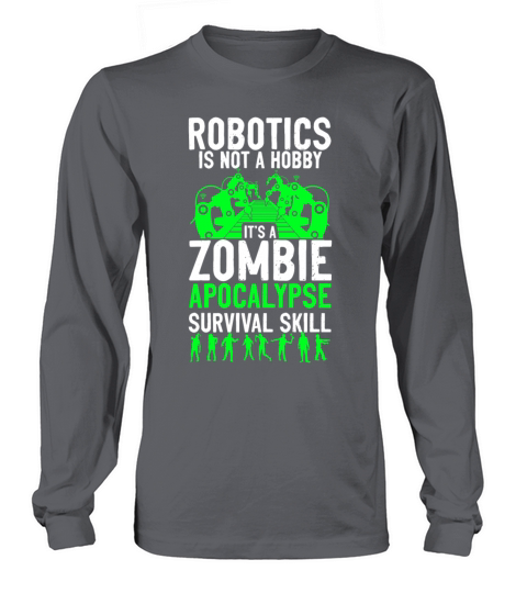 Robot Robotics Engineer Vintage Long sleeved Unisex