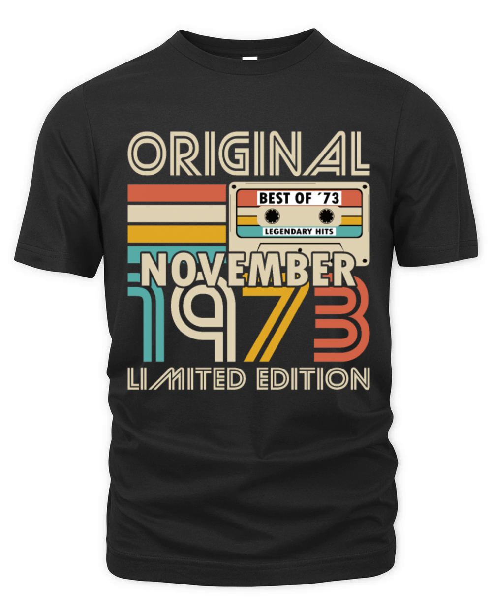 50th birthday november 1973 original 1973 Organic Unisex T-shirt