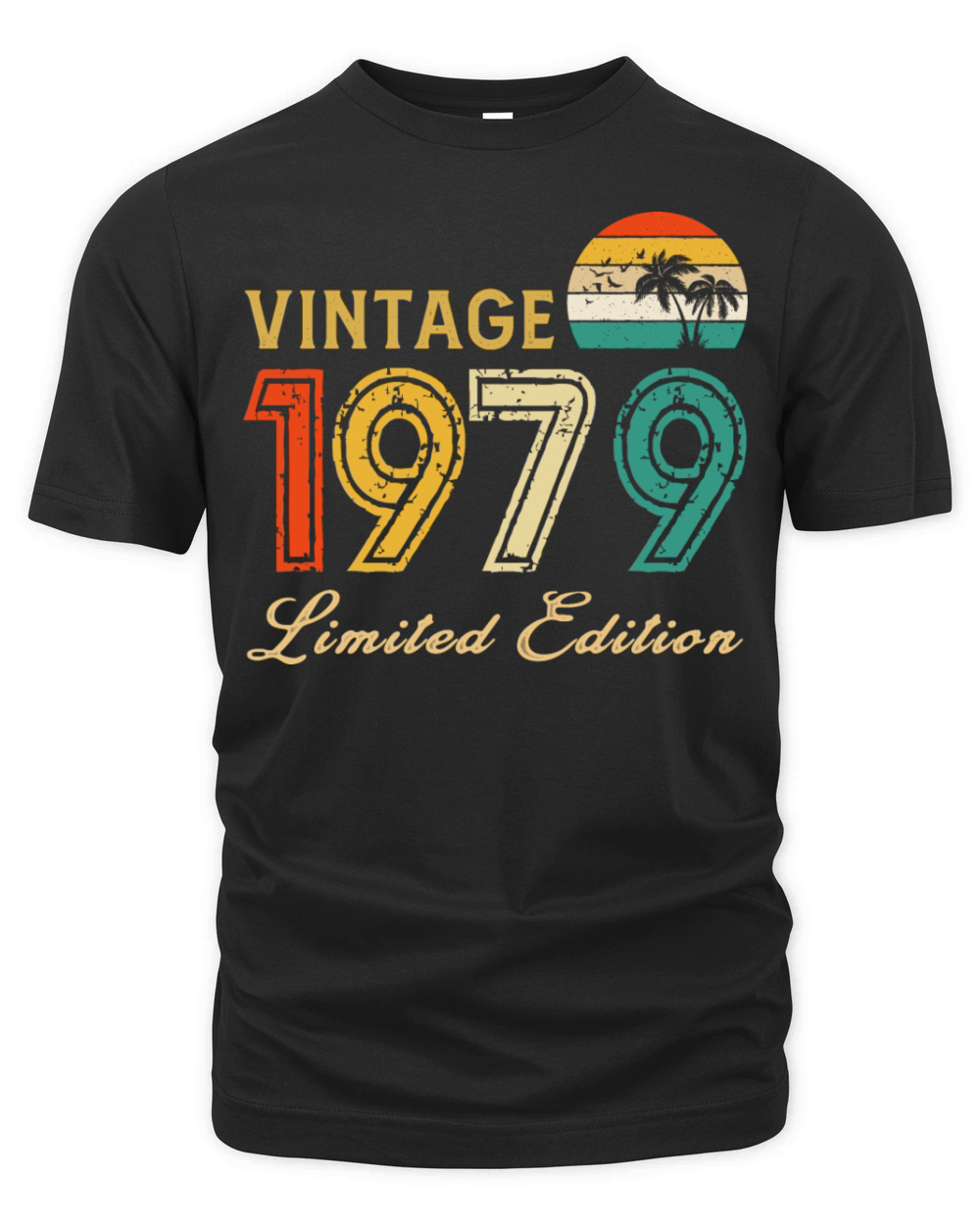 Vintage 1979 Limited Edition Made In 1979 Birthday Organic Unisex T-shirt