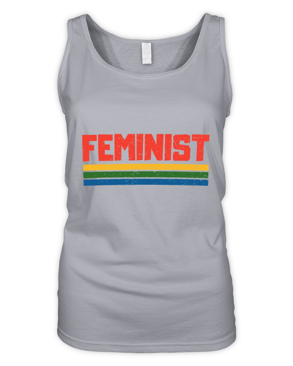 Retro vintage feminist 70s feminismgender equality Organic Women's Tank Top