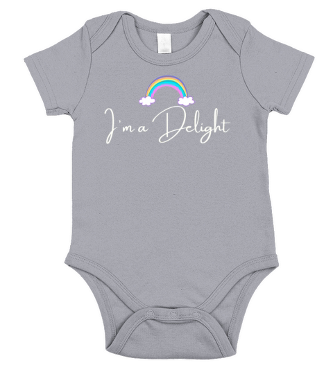 Im a Delight Funny Short Sleeve Baby One-Piece