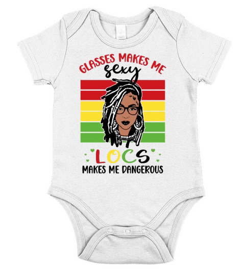 Its the Locs For Me - Afro Hair Black American Short Sleeve Baby One-Piece