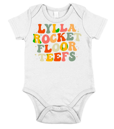 Lylla Rocket Floor Teefs For Men Women Kid Short Sleeve Baby One-Piece
