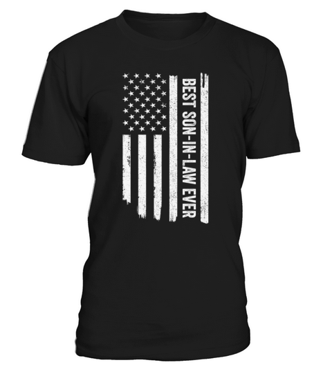 Best Son-In-Law Ever US American Vintage Flag Pun T-Shirt Unisex