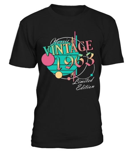 Original 1963 vintage born vintage birthday T-Shirt Unisex