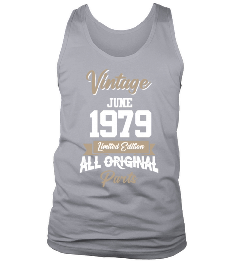 June 1966 Vintage Birthday Present Tank Top Unisex