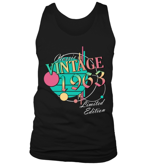 Original 1963 vintage born vintage birthday Tank Top Unisex