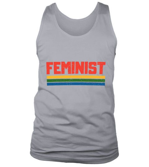 Retro vintage feminist 70s feminismgender equality Tank Top Unisex