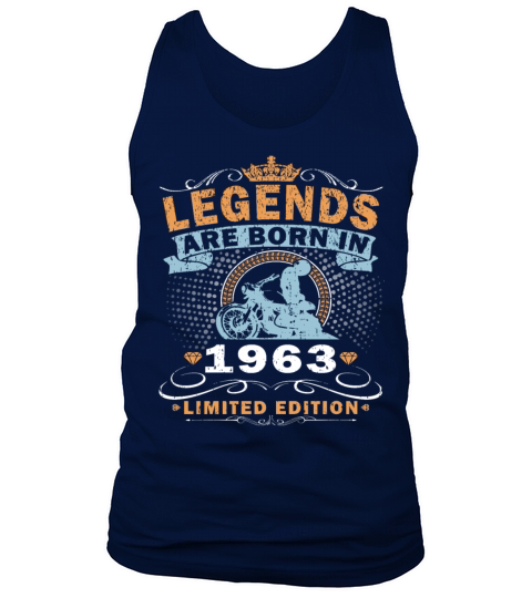 Vintage motorcycle 1963 60th anniversary Tank Top Unisex