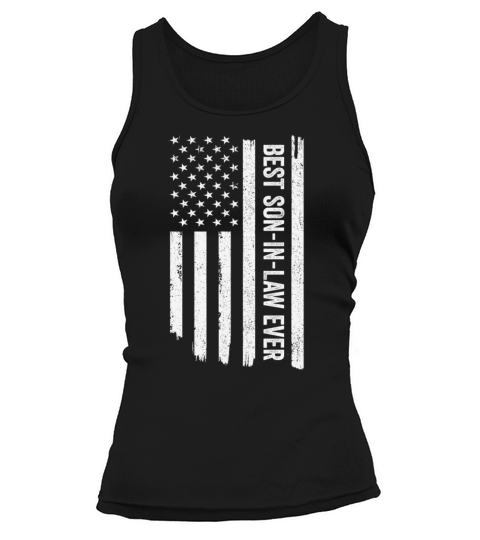 Best Son-In-Law Ever US American Vintage Flag Pun Tank top Woman