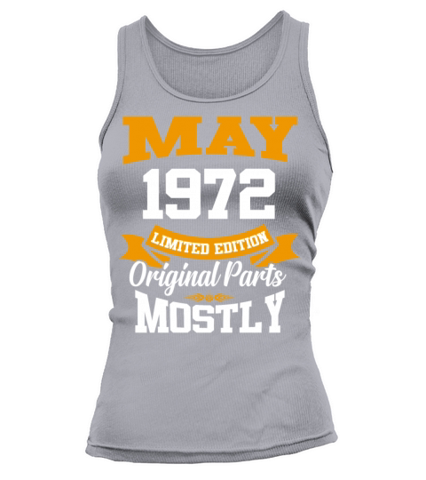 May 1972 Vintage Birthday Present Tank top Woman