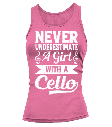 Never Underestimate A Girl With A Cello player Tank top Woman