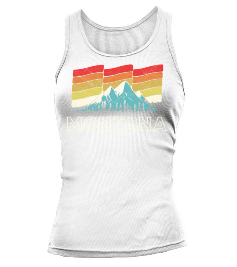 Retro Montana Mountains Vintage Tank top Woman