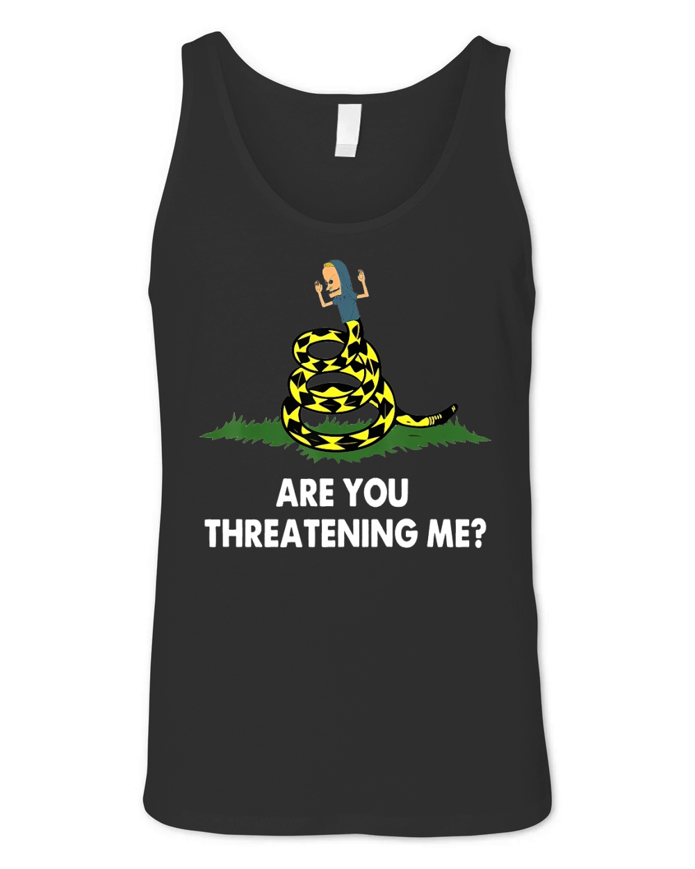 Gadsden Flag Beavis Are You Threatening Me shirt T Shirt Unisex Unisex Jersey Tank