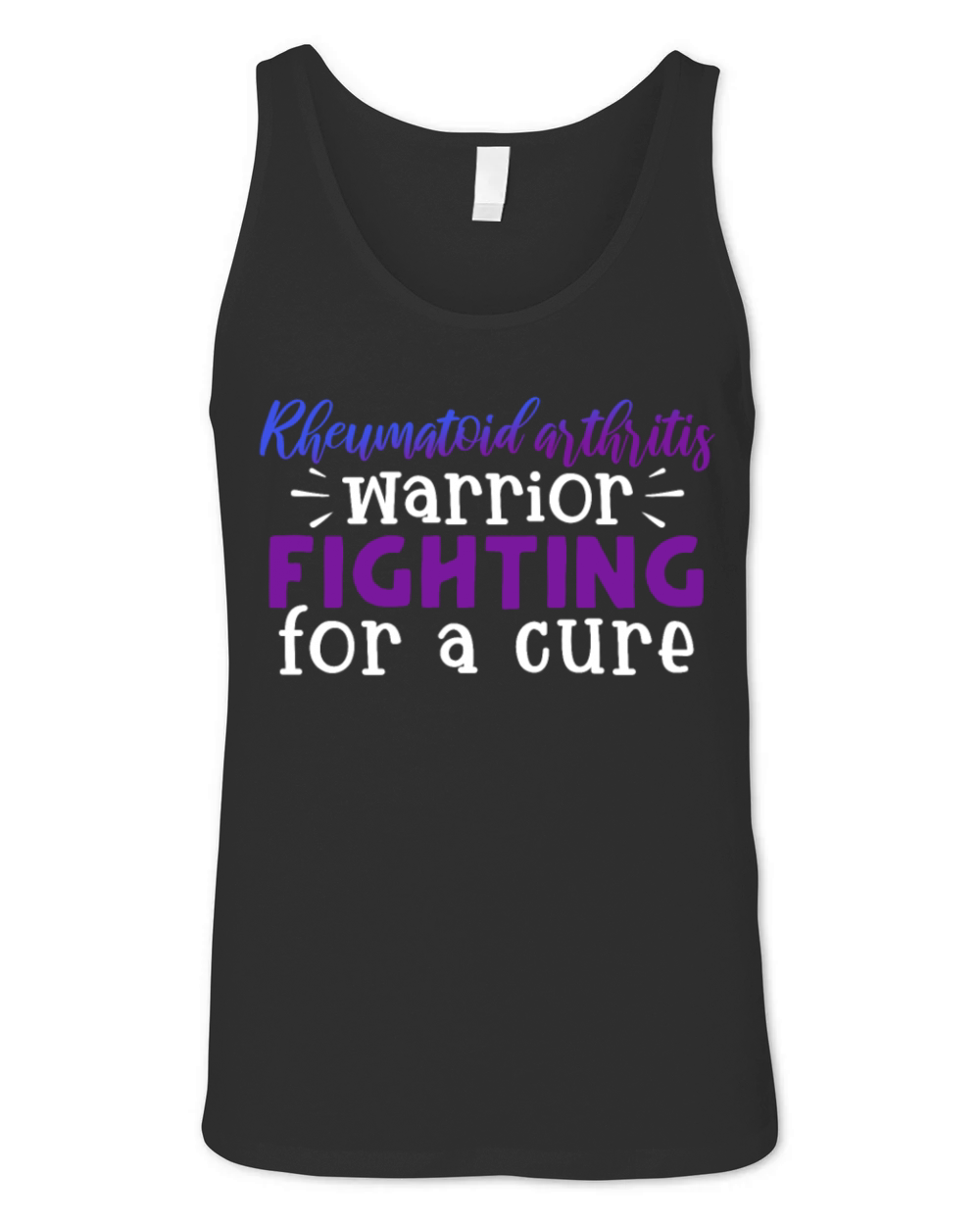 Rheumatoid Arthritis Warrior Fighting For A Cure Unisex Jersey Tank