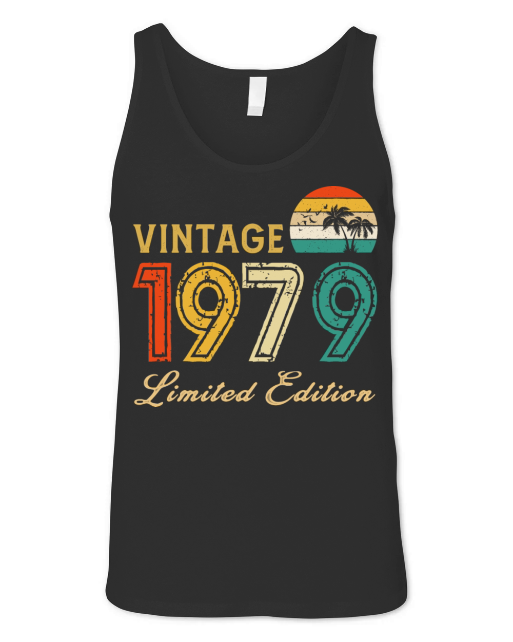 Vintage 1979 Limited Edition Made In 1979 Birthday Unisex Jersey Tank