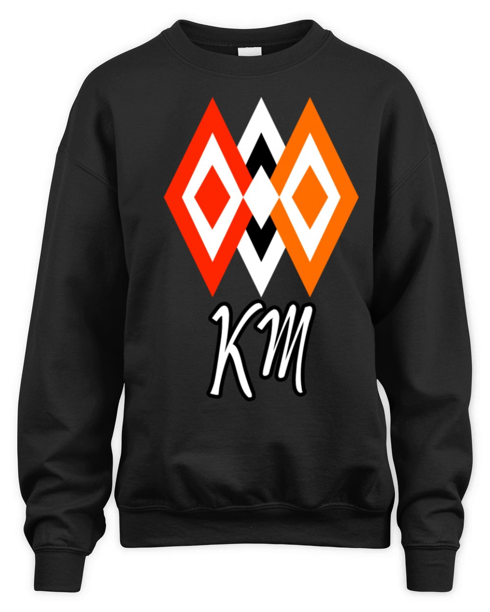 Alphabet KM Unisex Premium Crewneck Sweatshirt