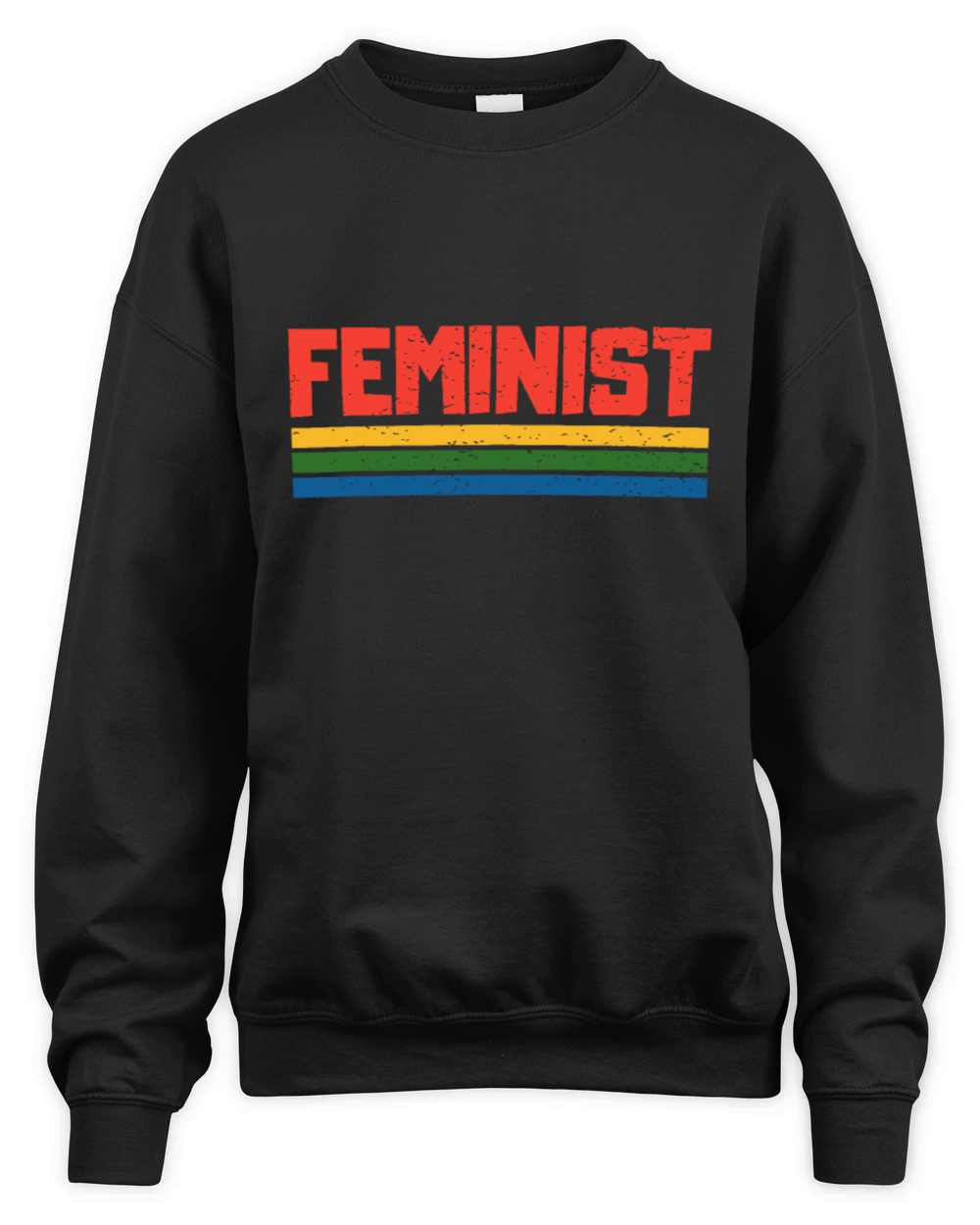 Retro vintage feminist 70s feminismgender equality Unisex Premium Crewneck Sweatshirt