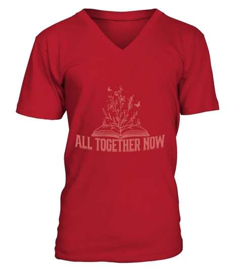 All Together Now Summer Reading 2023 Design Book V-Neck T-shirt