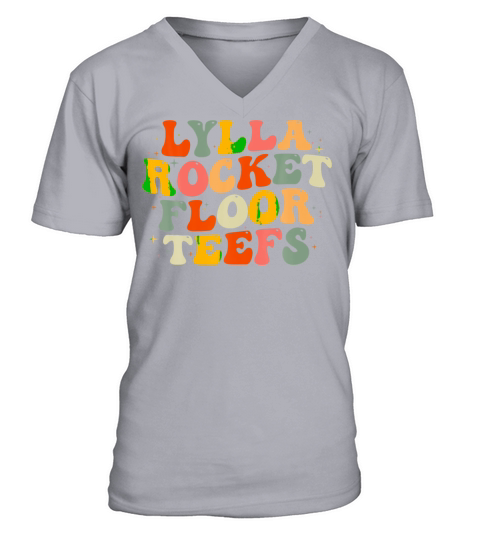 Lylla Rocket Floor Teefs For Men Women Kid V-Neck T-shirt