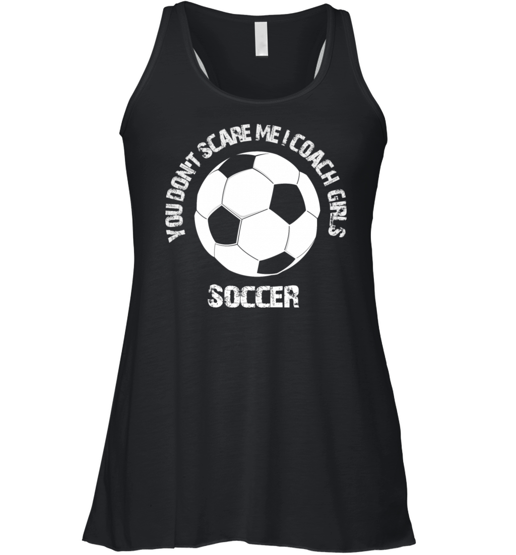 I Know I Play Like A Girl Try To Keep Up Soccer Women's Flowy Tank Top