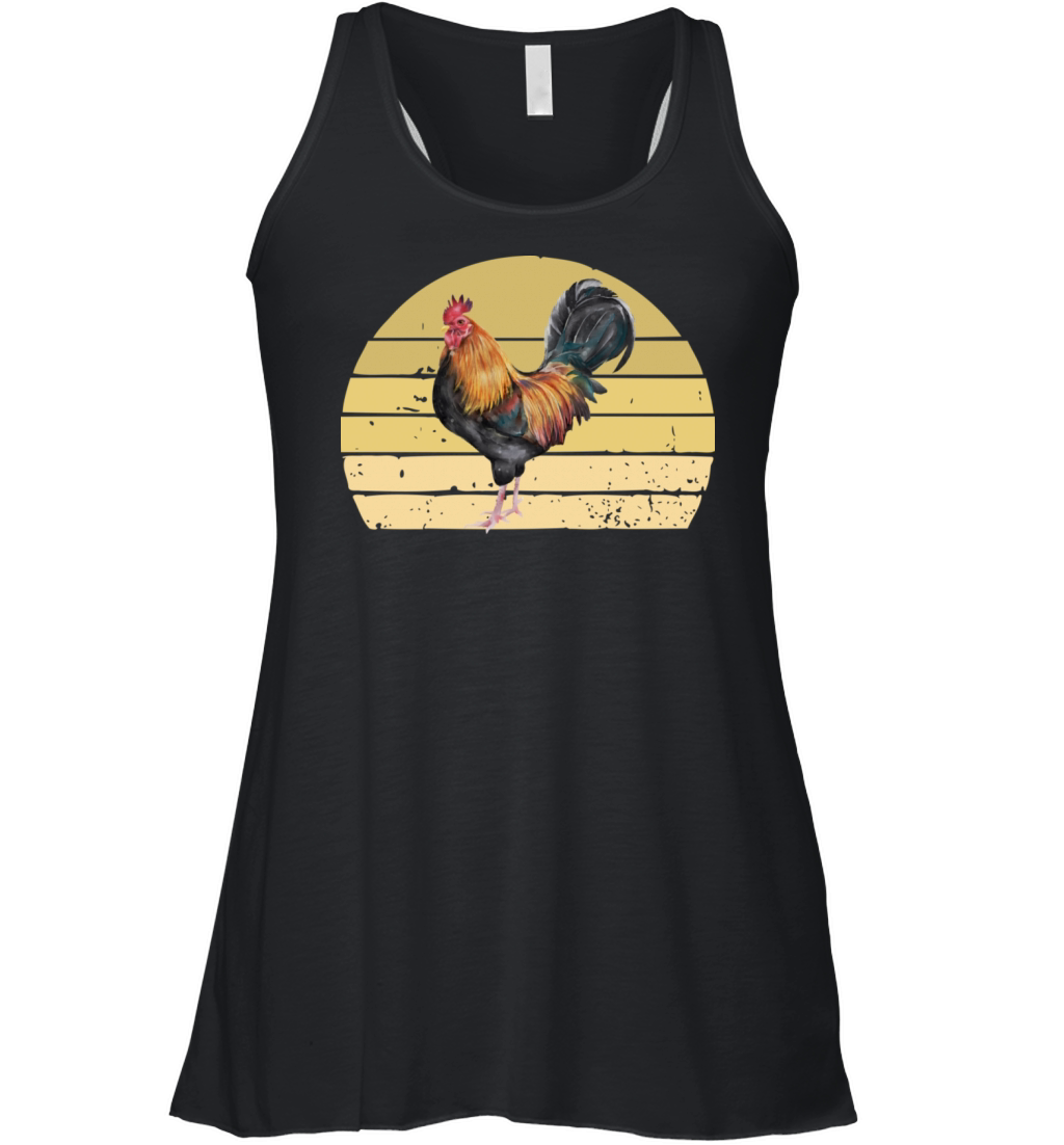 Retro Rooster Women's Flowy Tank Top