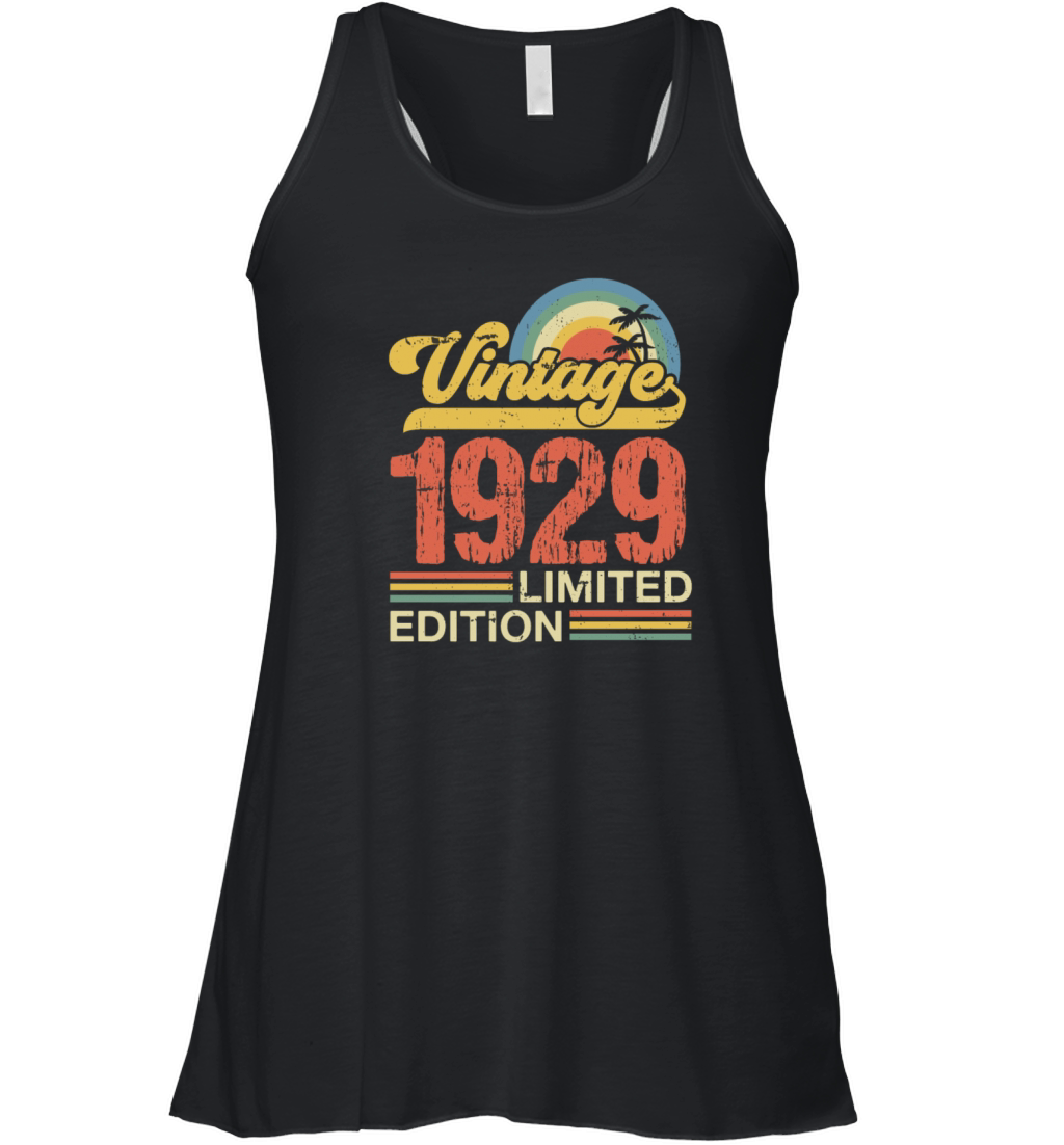 Retro Vintage 1929 Limited Edition Women's Flowy Tank Top