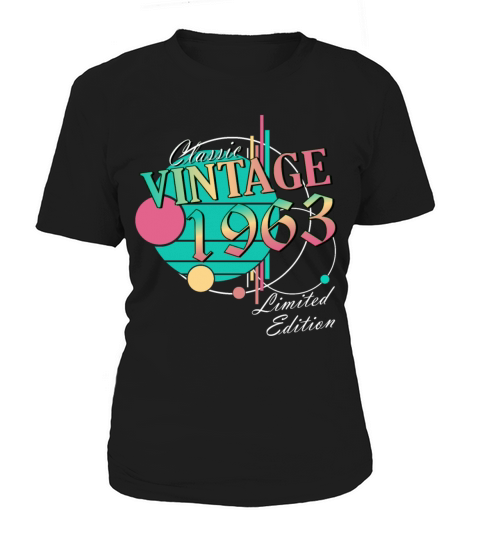 Original 1963 vintage born vintage birthday Women's T-Shirt