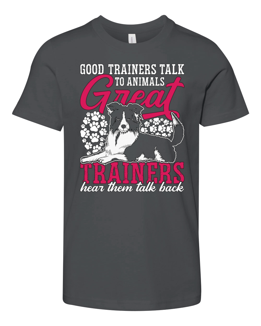 Animal Trainer Good Trainers Talk To Zookeeper Youth Unisex Jersey Tee