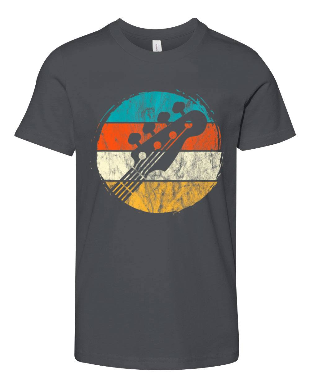 Guitar Bass Player Guitarist Bassist Music Retro Youth Unisex Jersey Tee