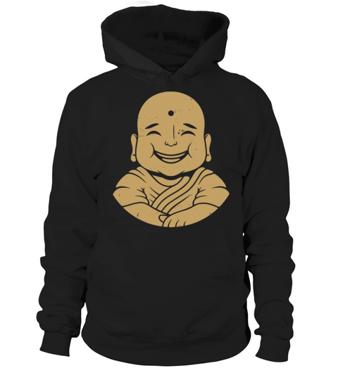 Happy Buddha Vintage Art Hoodie Unisex