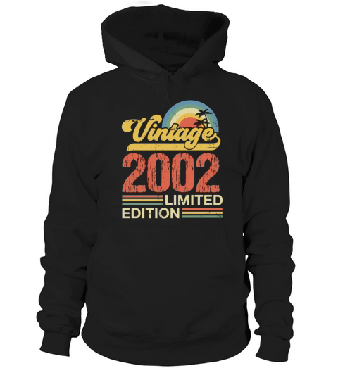 Retro Vintage 2002 Limited Edition Hoodie Unisex