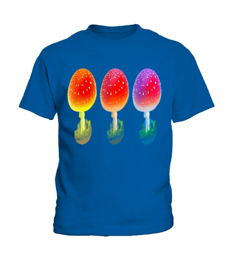 Shroom color dance mycology Amanita Kids T-Shirt