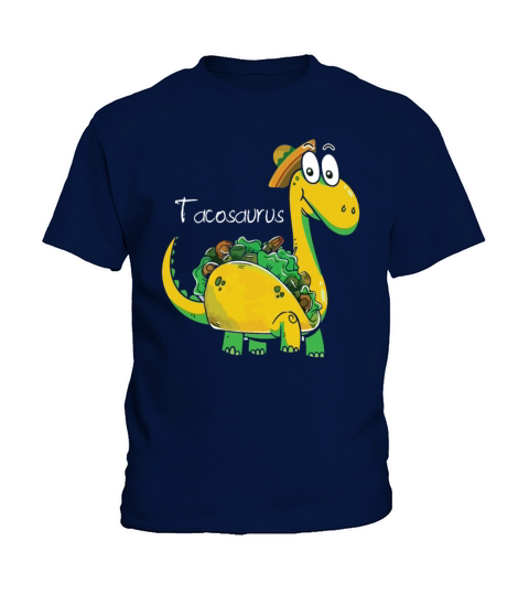 Tacosaurus Cinco de Mayo Funny Taco Dinosaur Kids T-Shirt