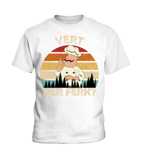 Vert Der Ferk Chef Retro Vintage Kids T-Shirt