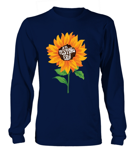 In My Testing Era Sunflower Test Day Teacher Long sleeved Unisex