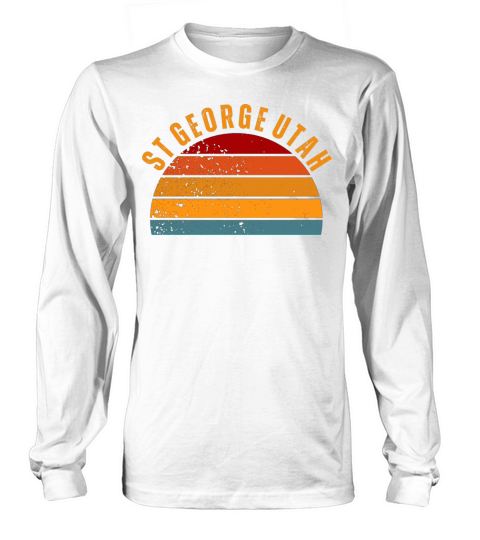 St George Utah Vintage Retro Long sleeved Unisex